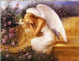 Unknown Artist Angel at Rest by Tadiello painting